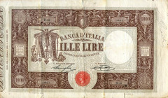 CARTAMONETA - BANCA d'ITALIA - Vittorio Emanuele III (1900-1943) - 1.000 Lire - Barbetti con matrice 03/02/1918 Alfa 577; Lireuro 41P RRRRR Stringher/...