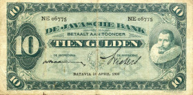 CARTAMONETA ESTERA - INDIE OLANDESI - Guglielmina (1890-1948) - 10 Gulden 28/04/1930 Pick 70
 
MB