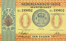 CARTAMONETA ESTERA - INDIE OLANDESI - Guglielmina (1890-1948) - Gulden 15/06/1940 Pick 108 Piega angolare
 Piega angolare
qFDS