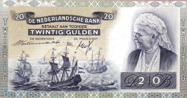 CARTAMONETA ESTERA - OLANDA - Guglielmina (1890-1948) - 20 Gulden 19/03/1941 Pick 54
 
bello SPL