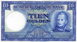 CARTAMONETA ESTERA - OLANDA - Juliana (1948-1980) - 10 Gulden 04/03/1949 Pick 83
 
BB+