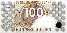 CARTAMONETA ESTERA - OLANDA - Beatrice (1980-2013) - 100 Gulden 09/01/1992 Pick 101
 
qFDS