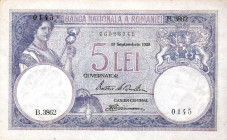 CARTAMONETA ESTERA - ROMANIA - Michele I (1927-1930) - 5 Lei 19/09/1929 Pick 29
 
SPL