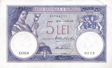 CARTAMONETA ESTERA - ROMANIA - Michele I (1927-1930) - 5 Lei 22/11/1928 Pick 19 Piega angolare
 Piega angolare
qFDS