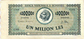 CARTAMONETA ESTERA - ROMANIA - Michele I (1940-1947) - 1.000.000 Lei 16/04/1947
 
BB+