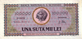CARTAMONETA ESTERA - ROMANIA - Michele I (1940-1947) - 100.000 Lei 25/01/1947
 
qFDS