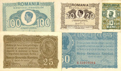 CARTAMONETA ESTERA - ROMANIA - Michele I (1940-1947) - Serie Lotto di 5 biglietti
 Lotto di 5 biglietti
qFDS÷FDS