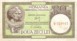 CARTAMONETA ESTERA - ROMANIA - Repubblica - 20 Lei (1948) Kr. 80 Ingiallimenti
 Ingiallimenti
SPL