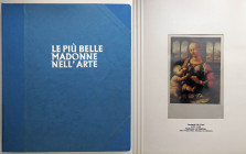 VARIE - Articoli religiosi Le più belle Madonne nell'arte, insieme di 25 raffigurazioni di vari musei su lamina in AG925, dal peso di gr. 23,80 circa ...