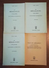 BIBLIOGRAFIA NUMISMATICA - LIBRI Armand A.- Les Medailleurs Italiens des XV et XVI siecles. 3 volumi e supplemento, Bologna 1966, ristampa Forni
 
B...