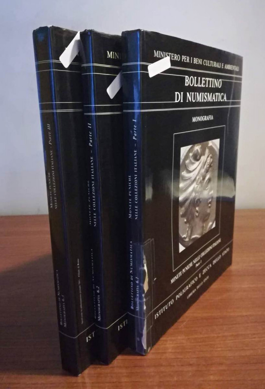 BIBLIOGRAFIA NUMISMATICA - LIBRI Bollettino di numismatica, monete puniche nelle...