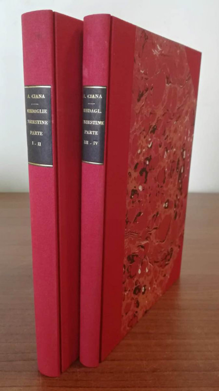 BIBLIOGRAFIA NUMISMATICA - LIBRI Ciana A. - Medaglie Triestine I-II-III-IV, in 2...