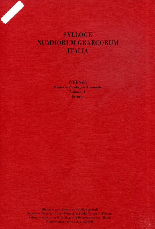 BIBLIOGRAFIA NUMISMATICA - LIBRI Sylloge Nummorum Graecorum Italia. Firenze Muse...