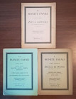 BIBLIOGRAFIA NUMISMATICA - CATALOGHI D'ASTA Ratto M. - Milano 1932 e 1933 Monete Papali parte I-II-III
 
Ottimo
