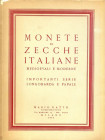 BIBLIOGRAFIA NUMISMATICA - CATALOGHI D'ASTA Ratto M. - Milano 20-21/01/1956 Monete di zecche italiane, medioevali e moderne, importanti serie longobar...
