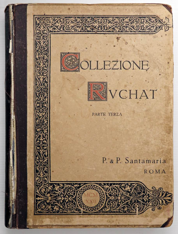 BIBLIOGRAFIA NUMISMATICA - CATALOGHI D'ASTA Santamaria P&P - Collezione Ruchat p...