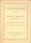 BIBLIOGRAFIA NUMISMATICA - CATALOGHI D'ASTA Santamaria P&P - Roma Asta del 25/01/1954 Collezione del prof. Angelo Signorelli, monete e medaglie papali...
