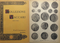 BIBLIOGRAFIA NUMISMATICA - CATALOGHI D'ASTA Santamaria P&P - Roma Asta del 5/11/1924 Collezione Vaccari parte prima monete di zecche italiane e parte ...
