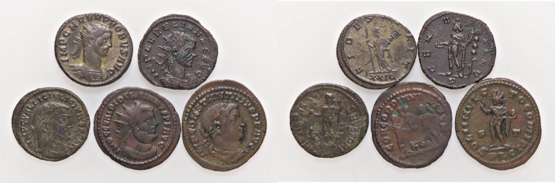 LOTTI - Imperiali Aureliano, Probo, Diocleziano, Costantino I, Licinio I Lotto d...