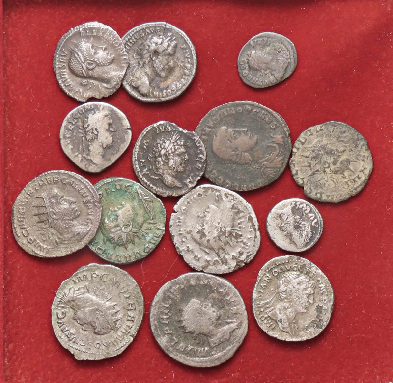 LOTTI - Imperiali Lotto di 14 monete, alcune suberate
 
MB÷qBB