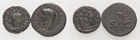 LOTTI - Imperiali Asse di Claudio e Aureliano Lotto di 2 monete
 Lotto di 2 monete
MB÷qBB