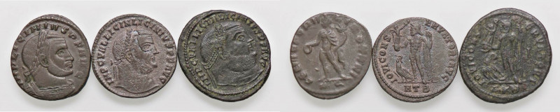 LOTTI - Imperiali Lotto di 3 follis di Licinio I
 
qBB/qSPL