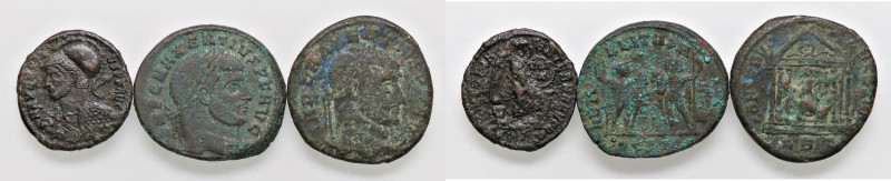 LOTTI - Imperiali Lotto di 3 follis di Massenzio
 
MB÷BB