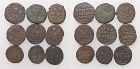 LOTTI - Bizantine Lotto di 9 monete
 
med. MB