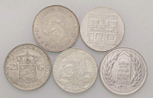 LOTTI - Estere AUSTRIA - 100 scellini 1976 (2), India 10 rupie 1973, Olanda 2,5 gulden 1933 e 10 gulden 1973
 
SPL÷qFDC