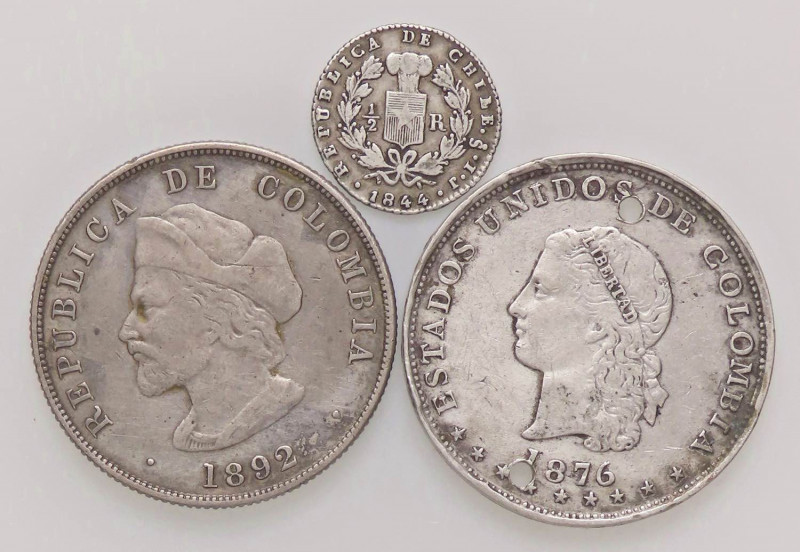 LOTTI - Estere COLOMBIA - Lotto di 3 monete
 
MB÷BB