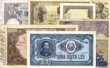 LOTTI - Cartamoneta-Estera ROMANIA - Lotto di 11 biglietti
 
MB+÷BB+