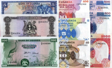 LOTTI - Cartamoneta-Estera UGANDA - Lotto di 24 biglietti diversi, tutte qFDS-FDS, tranne 3 che sono med. BB
 
BB÷FDS