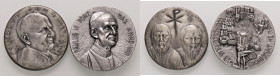 LOTTI - Medaglie PAPALI - Lotto di 2 medaglie annuali in AG (A. V e VIII)
 
qFDC÷FDC