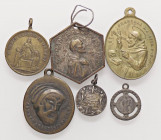 LOTTI - Medaglie RELIGIOSE - Lotto di 6 medaglie
 
med. BB
