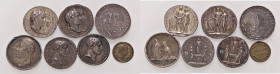 LOTTI - Medaglie Estere VARIE - Lotto di 7 piccole medaglie
 
med. SPL