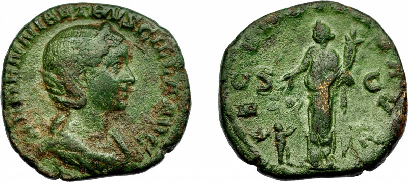 IMPERIO ROMANO. HERENIA ETRUSCILA (bajo Trajano Decio). Sestercio. Roma (249-251...