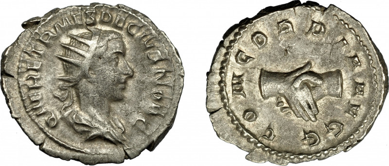 IMPERIO ROMANO. HERENIO ETRUSCO (bajo Trajano Decio). Antoniniano. Roma (250-251...