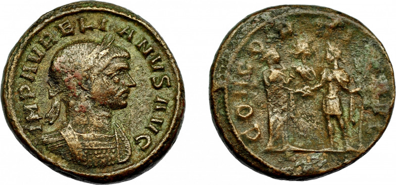 IMPERIO ROMANO. AURELIANO. As. Roma (270-275). A/ Busto laureado y acorazado a d...