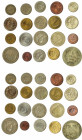 MONEDAS EXTRANJERAS. Lote de 20 monedas de distintos países: El Salvador (6), Guatemala (4), Nicaragua (5) y Honduras (5). De MBC- a SC.