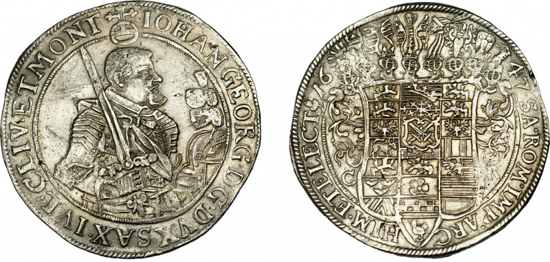 MONEDAS EXTRANJERAS. ALEMANIA Y ESTADOS ALEMANES. Sajonia. Juan Jorge II. Tálero...