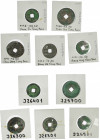 MONEDAS EXTRANJERAS. CHINA. Lote de 5 monedas Tomg Bao. Dinastía Song. Fechas de 1086 a 1117. 1 con perforación. MBC-/MBC.