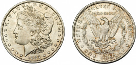 MONEDAS EXTRANJERAS. ESTADOS UNIDOS DE AMÉRICA. Dólar. 1884. O. KM-110. EBC+.