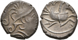 Celtic Gaul, The Allobroges, 100 - 75 BC, Silver Drachm