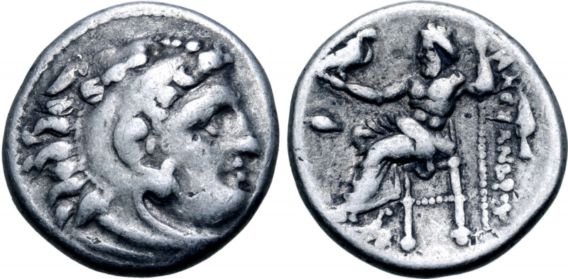 Kings of Macedon, Philip III Arrhidaios, 323 - 317 BC
Silver Drachm, Kolophon M...