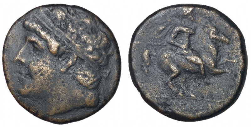 Sicily, Syracuse, Hieron II, 275 - 215 BC
AE Hemilitron, 26mm, 15.85 grams
Obv...