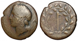 Sicily, Syracuse, Time of Pyrrhos, 278 - 276 BC, AE24
