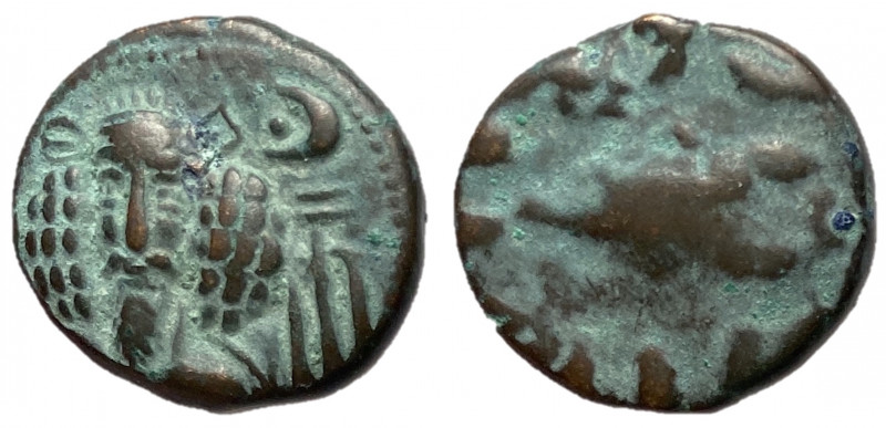 Kings of Elymais, Kamnaskires-Orodes, Eary - Mid 2nd Century AD
AE Drachm, 17mm...