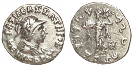 Kings of Bactria, Menander I, Soter, 155 - 1130 BC, Silver Drachm