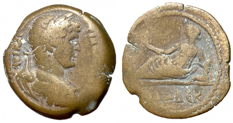 Hadrian, 117 - 138 AD
AE Hemidrachm, Egypt, Alexandria Mint, 28mm, 12.46 grams...