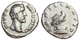 Divus Antoninus Pius Silver Denarius, Issue by Aurelius & Verus